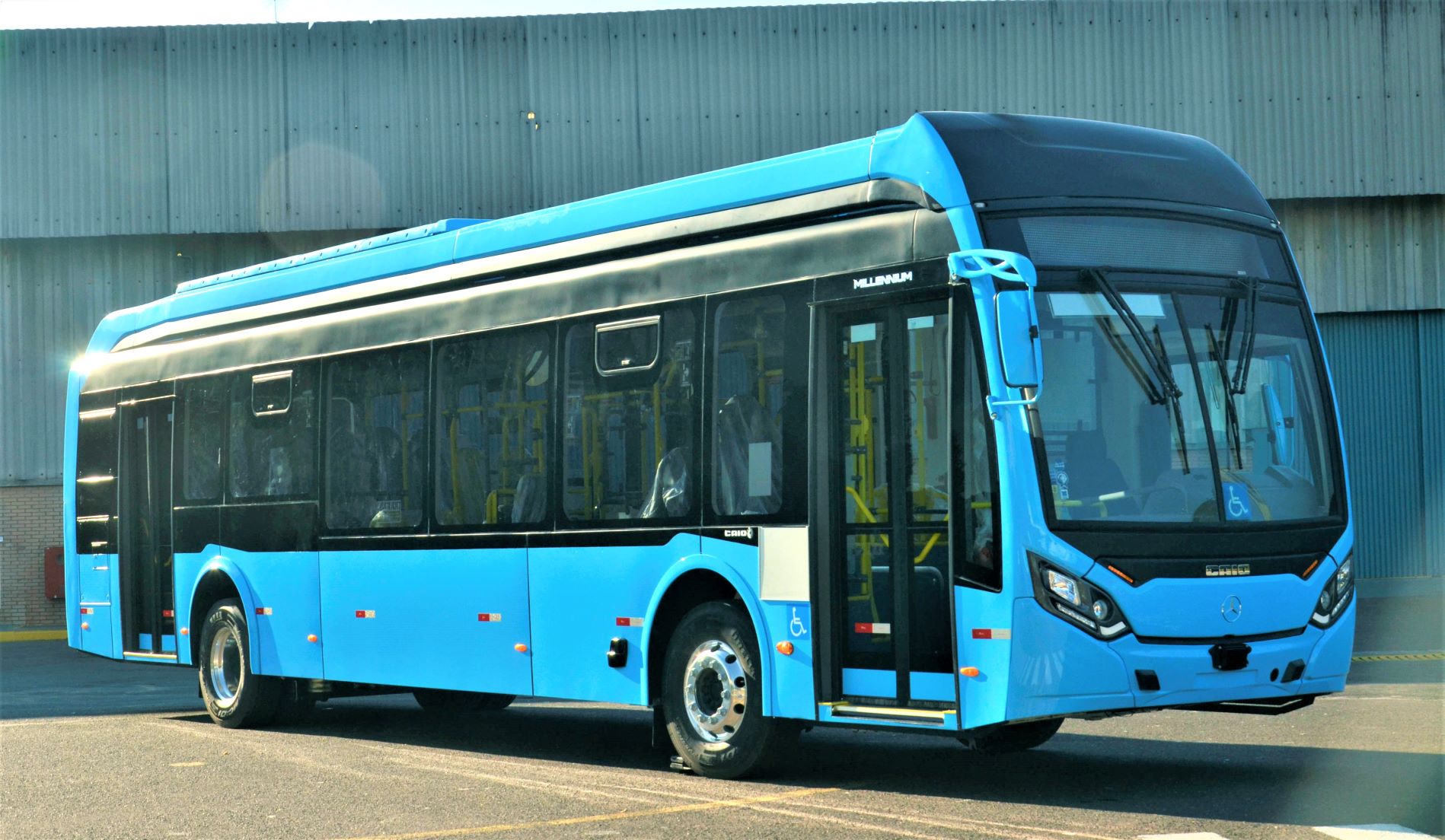 Ônibus elétrico da Mercedes-Benz terá carroceria da Caio